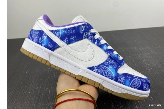 Purple Dunk CT5053-041 Low White SB Nike Navy Blue 0824